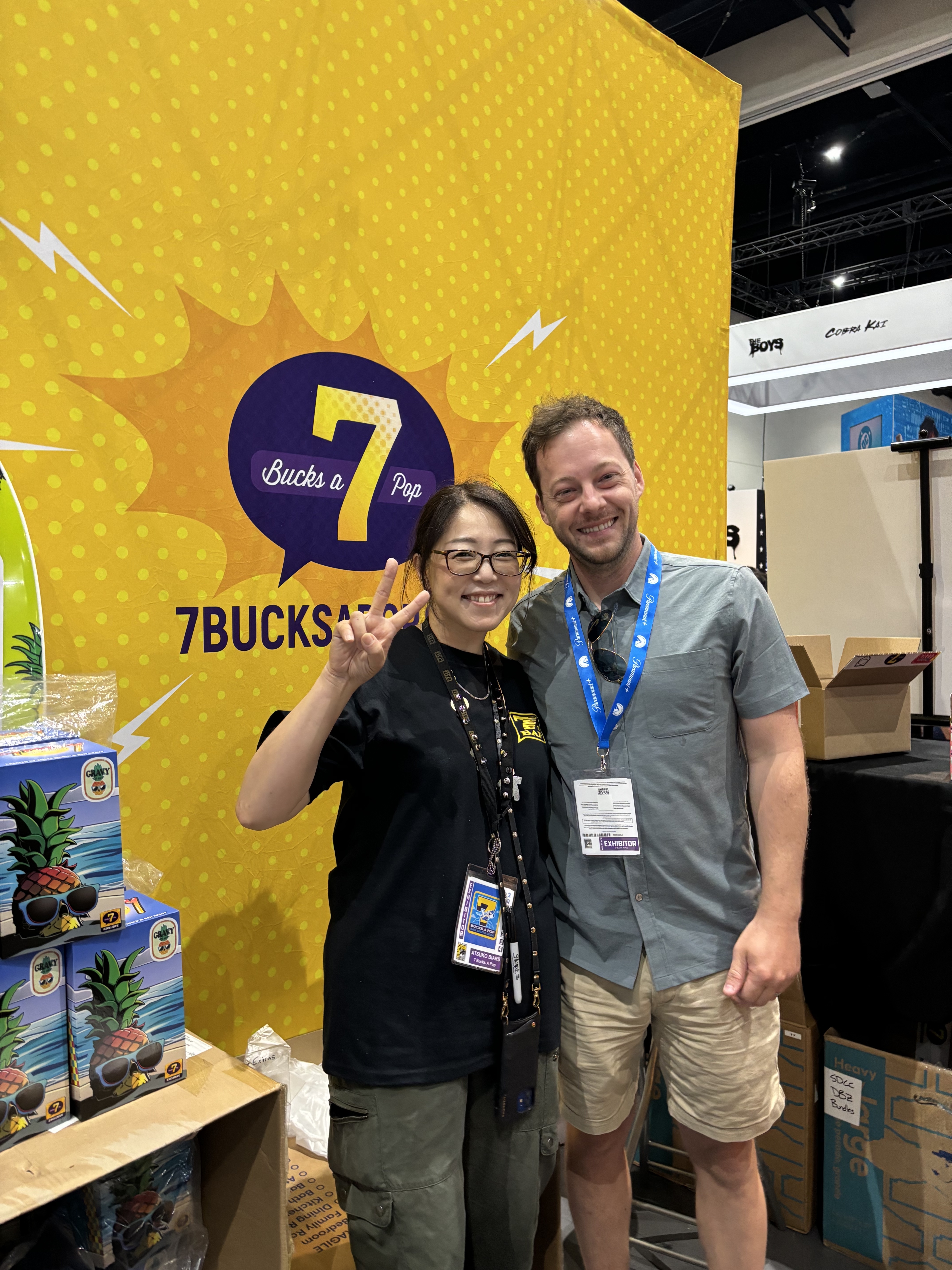 Chris at Comic Con San Diego selling thousands of tickets